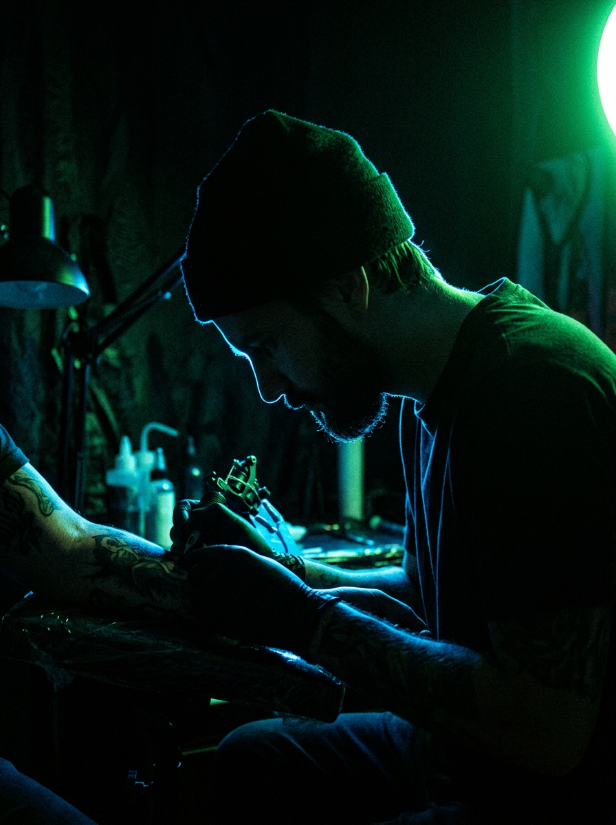 Sean, tattoo artist at Taste of Ink